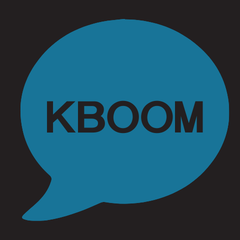 KBOOM Logo blau